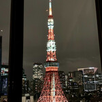 スカイラウンジステラガーデン - 目前の東京タワー