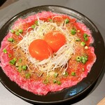 焼肉ホルモン 風土. - 黒毛和牛のカルパッチョ