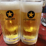 味楽苑 - 生ビール 550円