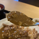 ホルモン焼肉 モリちゃん - カレー様浮遊！
            肉片のようなものが具材になってます。