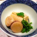 新ばし 星野 - 【筍と飯蛸と菜の花の炊合せ】♫2013/3