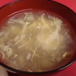 上海 - とろみのある卵スープ。