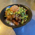 肉たらし - 月見ホルモン丼