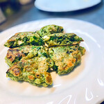 ゴメンネJIRO - ◎ ほうれん草のネギ焼き 450円