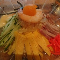 神楽坂 龍公亭 - 冷やし中華アップ