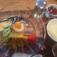 神楽坂 龍公亭 - 冷やし中華