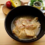 懐石料理 桝田 - 鯛茶漬け