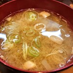 かつ丼多勝 - かつ丼多勝　豚汁