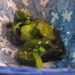 花 - キュウリの漬け物