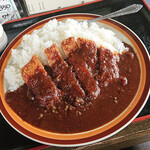 大門 - カツカレー780円＋大盛り100円