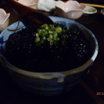 旬菜処 びいどろ - イカ墨ジューシー