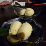 旬菜処 びいどろ - デザートは、豆腐アイス