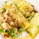 阿知の里 - 焼きナスの煮浸し