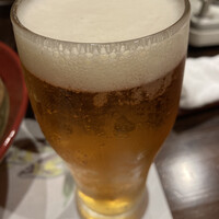柳家錦 - 生ビールで乾杯‼️