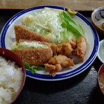 たんぽぽ - ハムカツサンド定食 750円税込