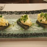 Osteria Oliva Nera a TOKYO - いかすみの前菜　1500円