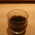 鮨 しみづ - 1ヶ月熟成福島県新物岩もずくの酢の物