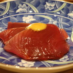 鮨 しみづ - 宮崎県日南鰹の乾燥熟成アップ