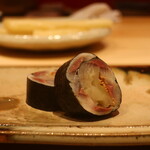 鮨 しみづ - 6日間熟成大分産鰯の巻物