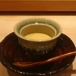 鮨 しみづ - 甘海老出汁の茶碗蒸し