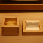 鮨 しみづ - おつまみがりとフィンガーガーゼ