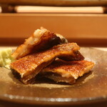 鮨 しみづ - 鰻炙りアップ