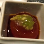 さけ富 - さけ富　ペアリングの比内地鶏の卵黄醤油漬け319円