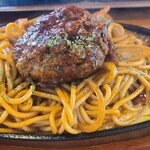 たぁぶる - 料理写真:ハンバーグ on the スパゲッティ