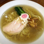 ふくろう - はまぐり×まぐろ節 冷やしラーメン(塩)