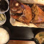 食事処 池田 - 金目鯛煮魚定食2100円