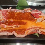 A5仙台牛焼肉食べ放題 肉十八 - リブロース