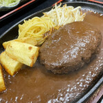 San Remon - ハンバーグはつなぎ多め？柔らかタイプ