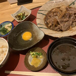 Shigeharu - 飛騨牛定食1500円