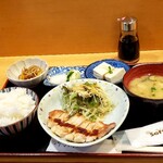 Kisen - 　ポークステーキ定食　700円