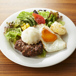 Hamburg steak with ponzu sauce (with rice)