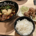 元祖肉肉うどん - 元祖唐揚げ定食