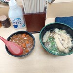 天六うどん - 朝カレーセット 350円