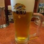 Raamen Kagetsu Arashi - 生ビール　490円