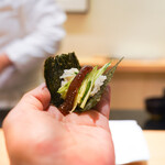 鮨 なんば - 鱒の子醤油漬け巻き