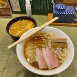 らーめん 鴨to葱 - 鴨らーめんto小親子丼　1080円