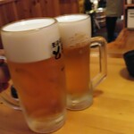 Tomoya - 生ビール乾杯です　ピンボケです
