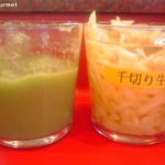 ラーメン 杉田家 - 行者ニンニクと千切り生姜