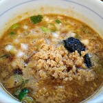 つけめん さなだ - 味玉・鶏ほぐしつけ麺(大盛)