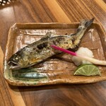 寿司　久 - 鮎の塩焼き