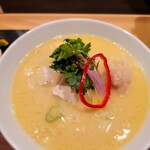 銀座 篝 - 特製鶏白湯soba