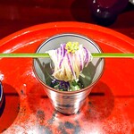 草喰 なかひがし - ◎ じゃがいも素麺　上に乗るのは独活の花らしいです。