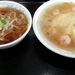 中華料理 集来 - サービスランチ♪（天津飯+ミニラーメン）