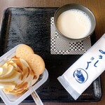 Kyou Toufu Fujino Toufu Kafe Fujino - 豆乳とソフトクリーム