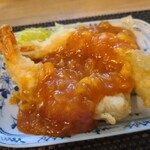 hide's dining 遊 - 海老天のチリソース