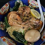 塩そば専門店 桑ばら - オマール出汁とエンジェルシュリンプ和えそば